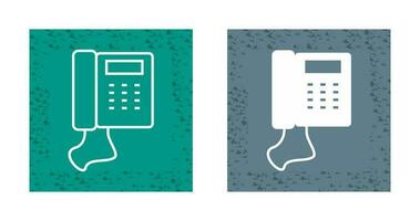 Telephone Set Vector Icon