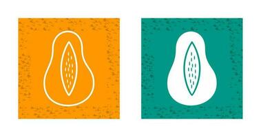 Papaya Vector Icon