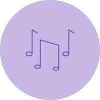 Musical Notes Vector Icon