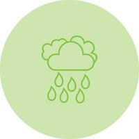 Light Rain Vector Icon