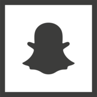 snapchat logotyp ikon, social media ikon png