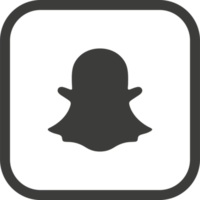 snapchat logotipo ícone, social meios de comunicação ícone png