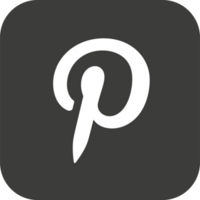 pinterest logo icono, social medios de comunicación icono png