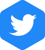 Twitter logotipo ícone, social meios de comunicação ícone png