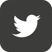 Twitter logo icône, social médias icône png