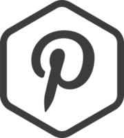 Pinterest logo icona, sociale media icona png