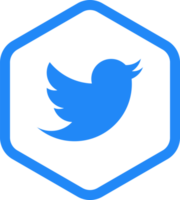 Twitter logo icon, social media icon png