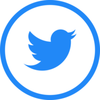 Twitter logo icon, social media icon png
