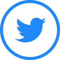 Twitter logo icône, social médias icône png