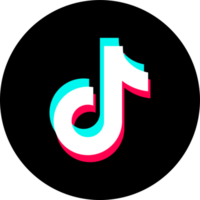 Tiktok logo icon, social media icon png