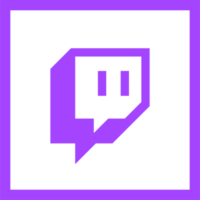 Twitch logo icon, social media icon png