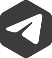 telegram logo icoon, sociaal media icoon png