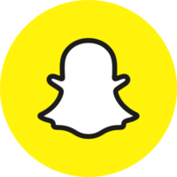 snapchat logotipo ícone, social meios de comunicação ícone png