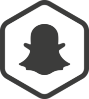 Snapchat logo icon, social media icon png