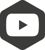 Youtube logo icône, social médias icône png