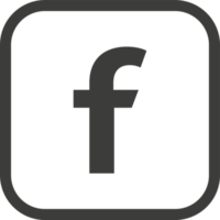 Facebook logo icon, social media icon png