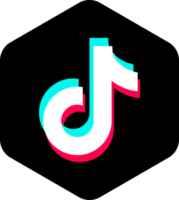 tiktok logotipo ícone, social meios de comunicação ícone png