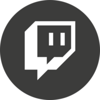 Twitch logo icon, social media icon png