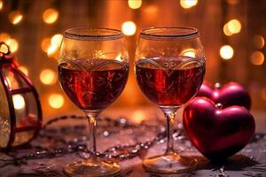 Romantic holiday celebration, photo