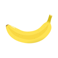 amarelo banana ilustração pode estar usava para ícone png