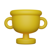 3d trophy cup icon. png