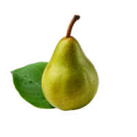 Green pear isolated. Illustration png