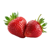 Erdbeeren isoliert. Illustration ai generativ png