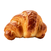 Fresh croissant isolated. Illustration png