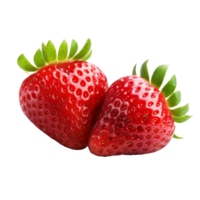 Strawberries isolated. Illustration AI Generative png