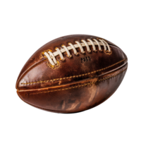 Leather American football ball. Illustration png