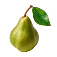 Green pear isolated. Illustration png