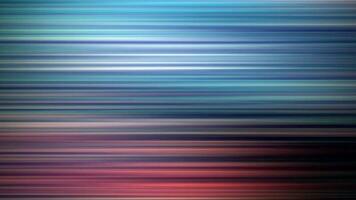 boucle abstrait Contexte multicolore horizontal lignes animation video