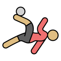 Jump Soccer Icon Symbol png