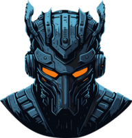 Dark Cyborg Robot with png