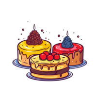 aniversário bolo colorida, aniversário festa comemoro aniversário decorar png