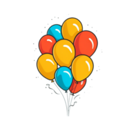 Birthday Balloon, Party balloon, Balloon decoration Colorful Happyness png