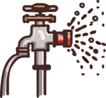 Sprinkler png graphic clipart design