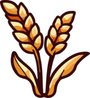 Wheat png graphic clipart design