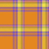 Texture seamless textile. Background tartan vector. Pattern fabric check plaid. vector