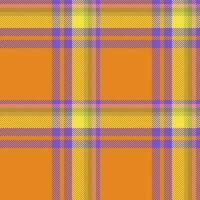 Texture seamless textile. Background tartan vector. Pattern fabric check plaid. vector