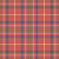 Plaid textile fabric. Background vector texture. Pattern check tartan seamless.