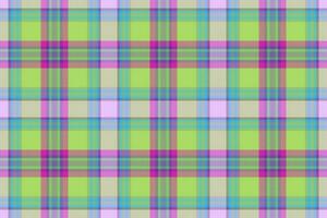 Check background plaid. Texture pattern vector. Fabric textile tartan seamless. vector