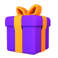 3d illustration gift object. png