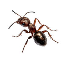 Ant isolated on the transparent background, created with png