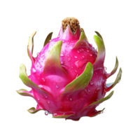 pitaya aislado en transparente fondo, creado con generativo ai png