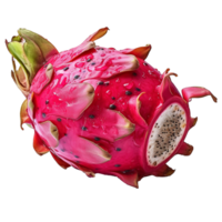 pitaya isolato su trasparente sfondo, creato con generativo ai png