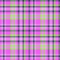 Textile seamless pattern. Check fabric vector. Plaid texture background tartan. vector