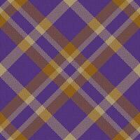 Background vector fabric. Seamless texture check. Textile tartan plaid pattern.