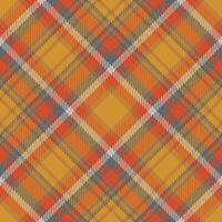 Tartan scotland seamless plaid pattern vector. Retro background fabric. Vintage check color square geometric texture. vector