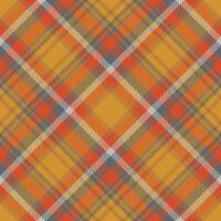 vector de patrón de cuadros sin costuras de tartán escocia. tela de fondo retro. textura geométrica cuadrada de color de verificación vintage.